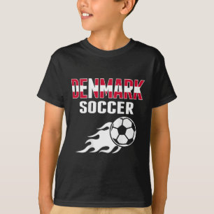 Proud Denmark Soccer Lovers Jersey - Danish Footby T-Shirt