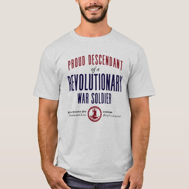Proud Descendant - Personalised T-Shirt (Front)