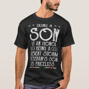 Proud Desert Veteran Son Gulf War Family Matching T-Shirt