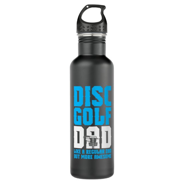 Proud Disc Golf Dad 710 Ml Water Bottle (Front)