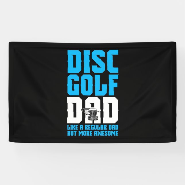 Proud Disc Golf Dad Banner (Horizontal)