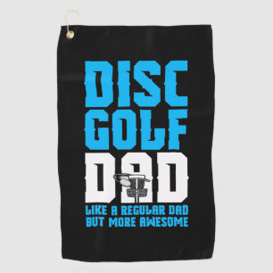 Proud Disc Golf Dad Golf Towel