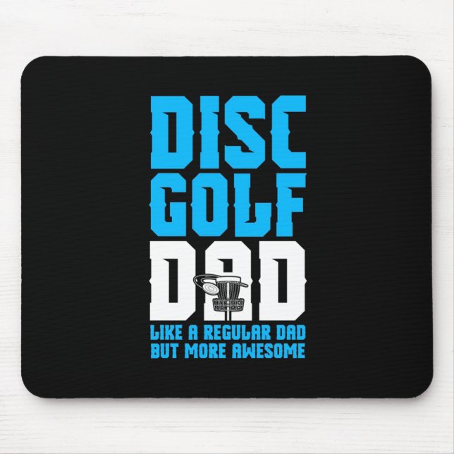 Proud Disc Golf Dad Mouse Mat (Front)
