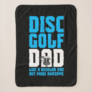 Proud Disc Golf Dad Sherpa Blanket