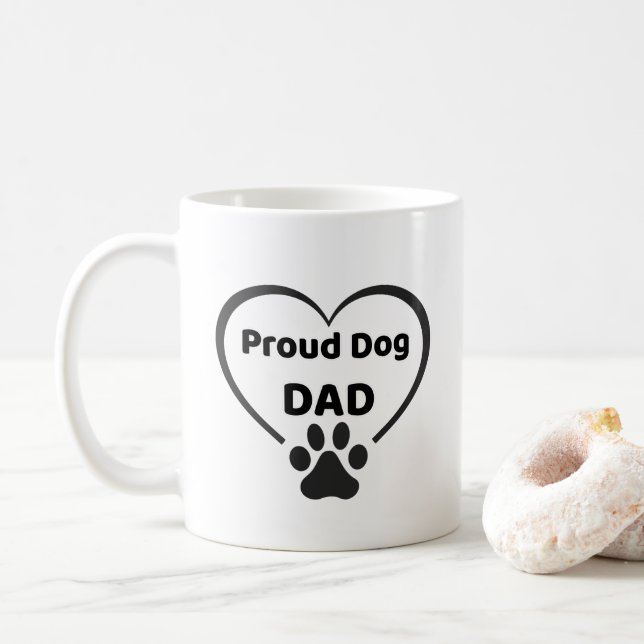 Proud Dog Dad Mug (With Donut)