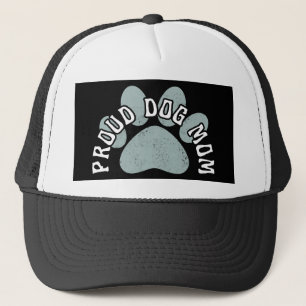 PROUD DOG MOM TRUCKER HAT