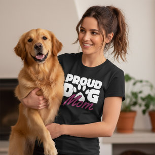 Proud Dog Mum – Cute Paw T-Shirt