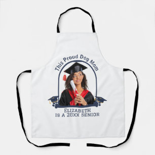 Proud Dog Mum is a Senior - Custom Graduation Apron