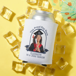Proud Dog Mum is a Senior - Custom Graduation Can Cooler