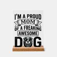 Proud Dog Mum Vintage Engraving Vector Design_1