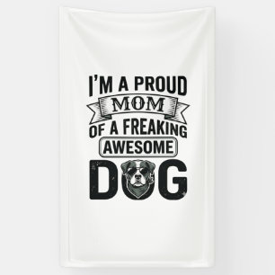 Proud Dog Mum Vintage Engraving Vector Design_1 Banner