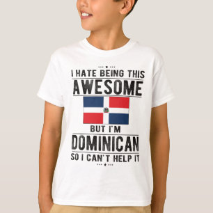 Proud Dominican Flag Dominican Republic Heritage T-Shirt