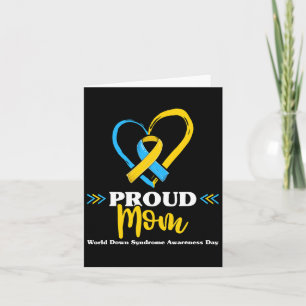 Proud Down Syndrome Mum Awareness  Card