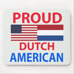 Proud Dutch American Mouse Mat