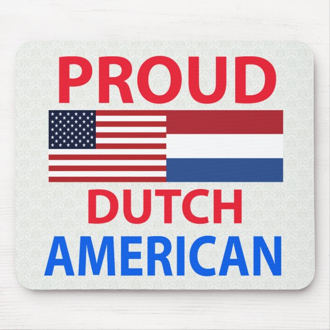 Proud Dutch American Mouse Mat (Front)