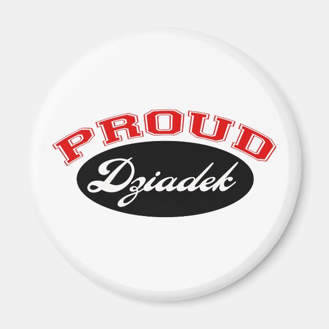 Proud Dziadek Magnet (Front)