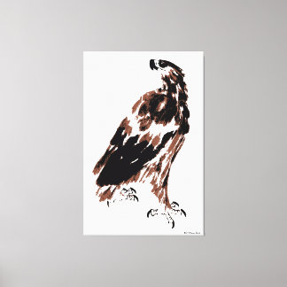 Proud Eagle Wrapped Canvas