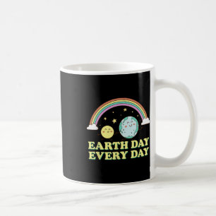 Proud Earth Day Tees Earth Day Every Day Rainbow G Coffee Mug