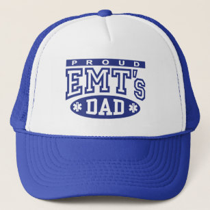 Proud EMT's Dad Trucker Hat