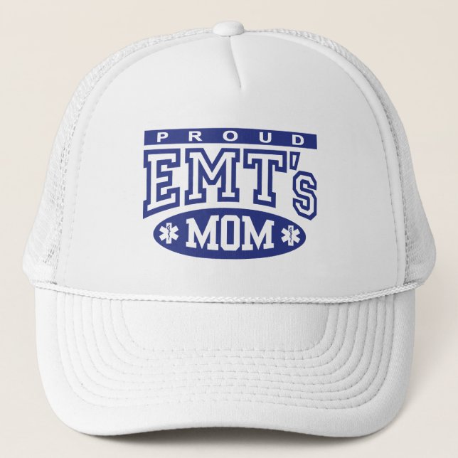 Proud EMT's Mum Trucker Hat (Front)
