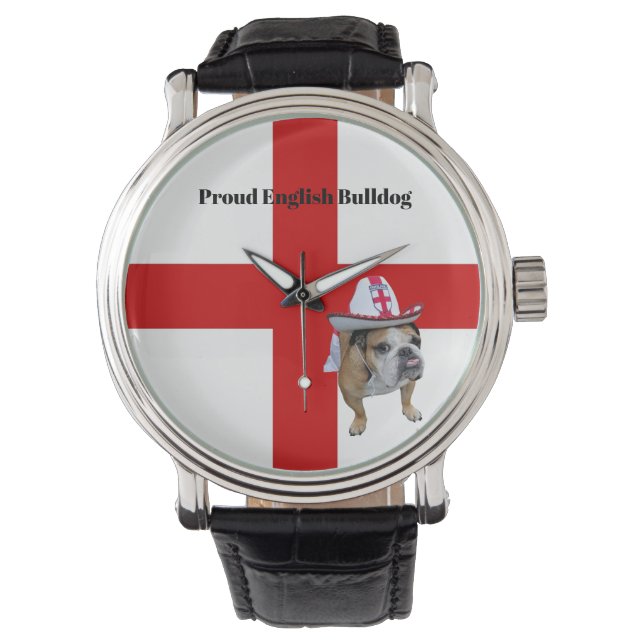 Proud English Bulldog Watch (Front)