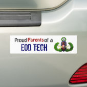 Proud, EOD Tech, Parents Bumper Sticker (On Car)