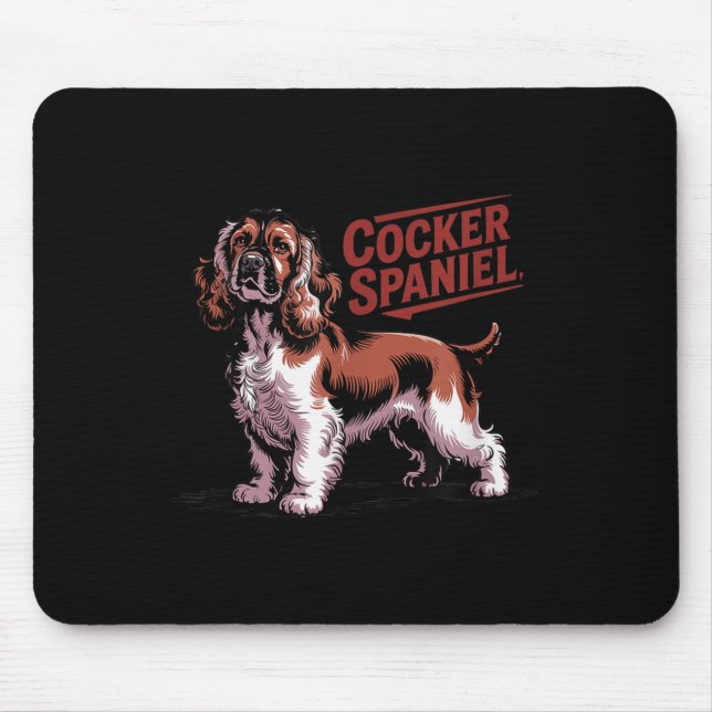 Proud Er Spaniel Dog Breed Owner  Mouse Mat (Front)