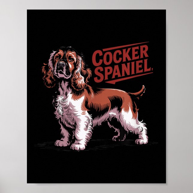 Proud Er Spaniel Dog Breed Owner  Poster (Front)