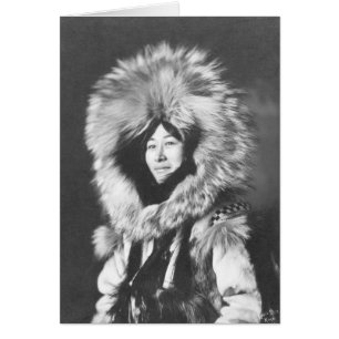 Proud Eskimo Woman - 19th Century Photo