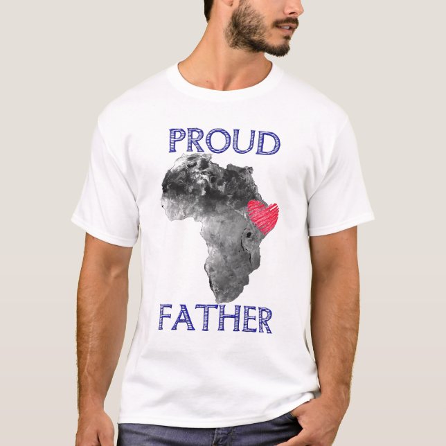 Proud Ethiopia Adopting Parent T-Shirt (Front)