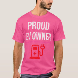 Proud EV owner Electric Vehicle EV Car Battery gif T-Shirt