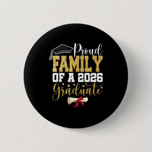 Proud Family 2026 Senior Graduate Graphic Art 6 Cm Round Badge