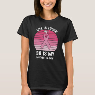 Proud Family Breast Cancer Warrior Mother-in-Law T-Shirt