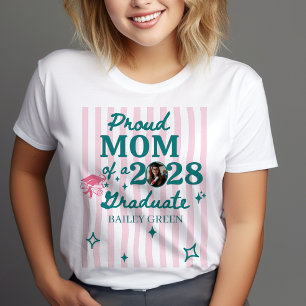 Proud Family Cute Preppy  Custom Graduation  T-Shirt
