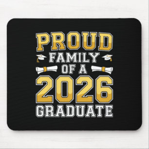 Proud Family Of A 2026 Graduate Shirt Cl 2026 Grad Mouse Mat