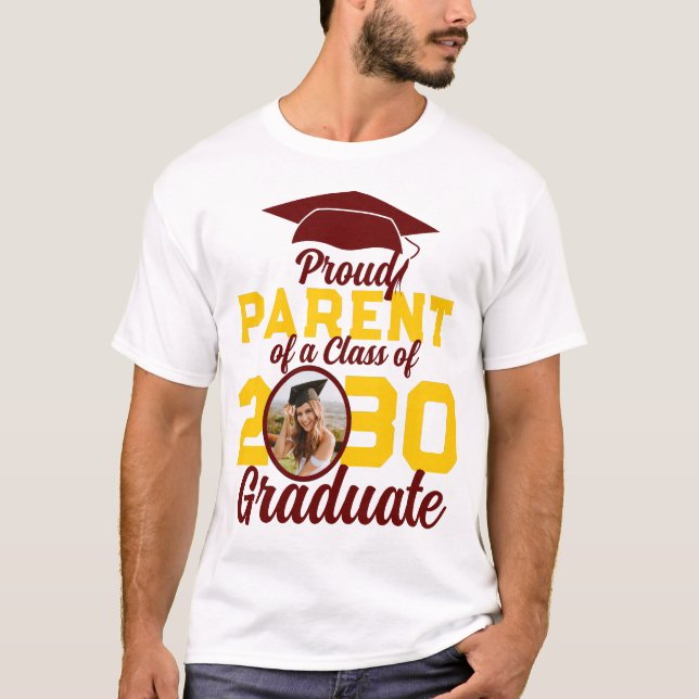 Proud Family Personalised Graduation Class Of 2025 T-Shirt (Front)