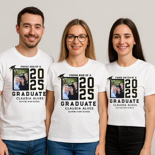 Proud Family Personalised Matching Graduation T-Shirt