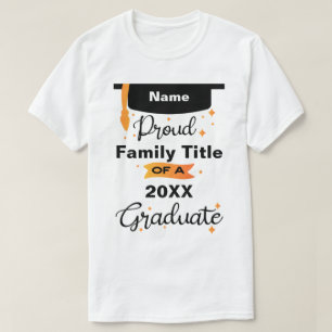Proud Family Senior 2025 Personalised Name T-Shirt