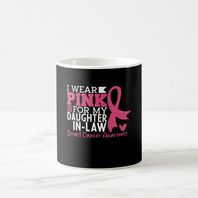 Proud Family Support Daughter-in-Law Breast Cancer Coffee Mug (Center)