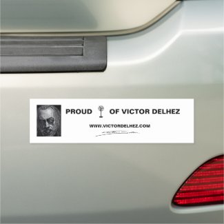 Proud fan of Victor Delhez bumper car magnet