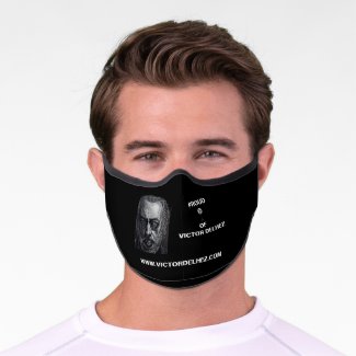 Proud fan of Victor Delhez Face Mask (black)