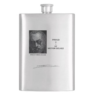 Proud fan of Victor Delhez premium flask