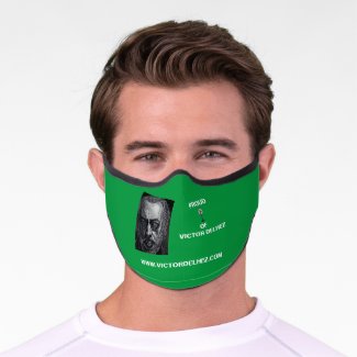 Proud fan of VictorDelhez Premium FaceMask (green)