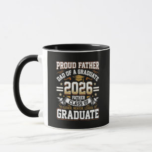 Proud Father Class of 2026 Graduate Mug