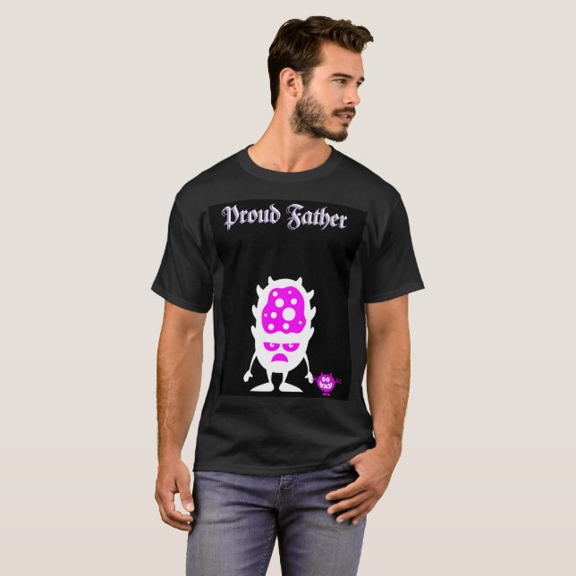 Proud Father Monster T-Shirt (Front Full)