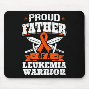 Proud Father Of A Leukaemia Warrior Dad Awareness Mouse Mat
