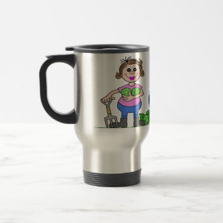 Proud Female Gardener Travel Mug