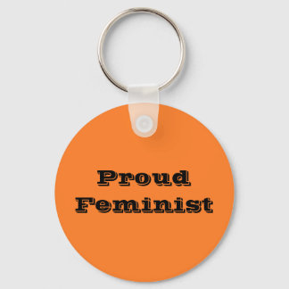 Proud Feminist Key Ring