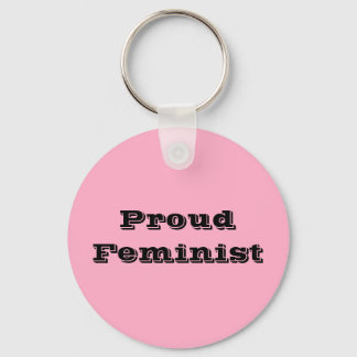 Proud Feminist Key Ring