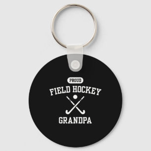 Proud Field Hockey Grandpa Cool Hockey Player Gran Key Ring